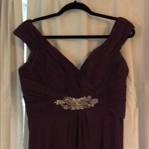 Beautiful purple evening gown